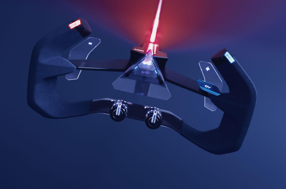 Alpine Alpenglow concept render steering wheel Alpine Alpenglow concept render steering wheel