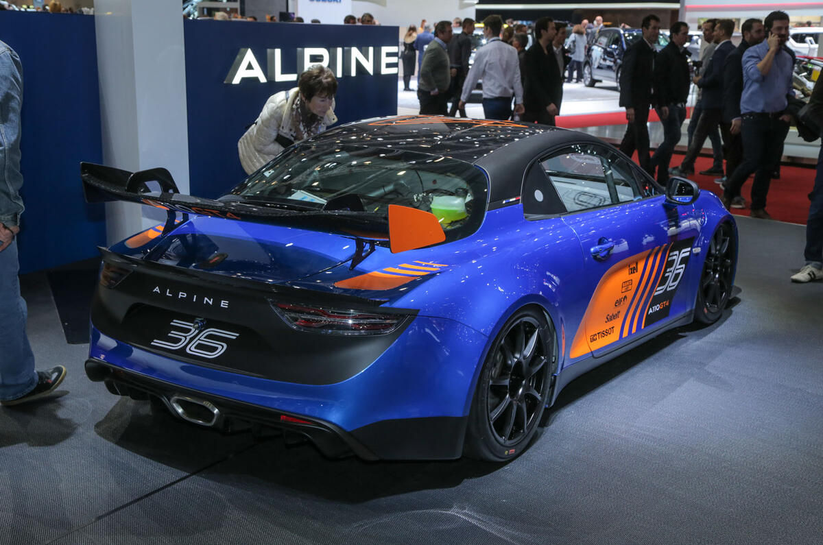 Alpine A110: GT4 and Cup motorsport versions of sports car shown at Goodwood