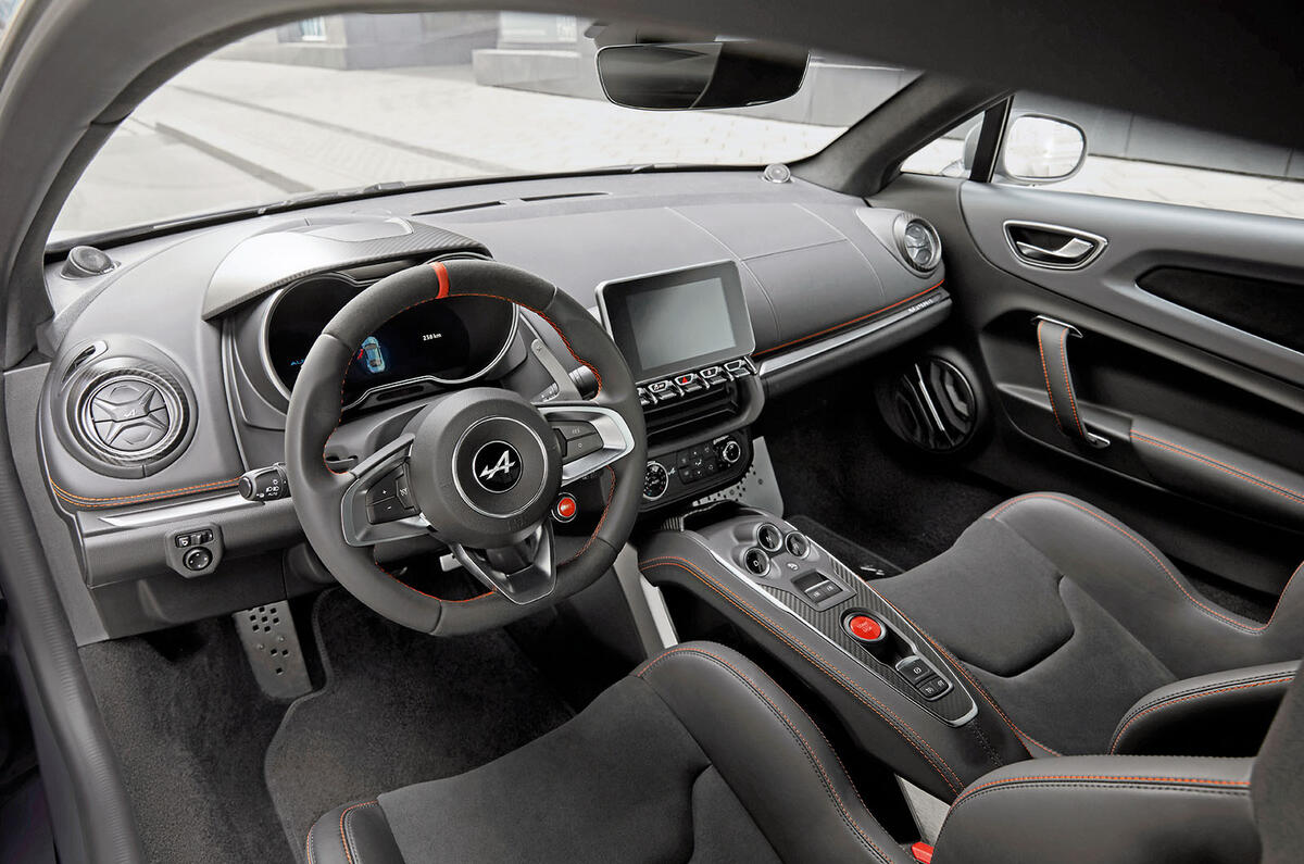 Alpine A110S - interior