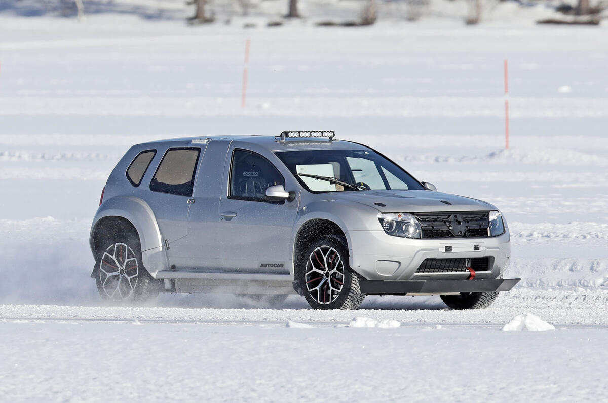Alpine X Over under Dacia Duster bodywork front Alpine X Over under Dacia Duster bodywork front