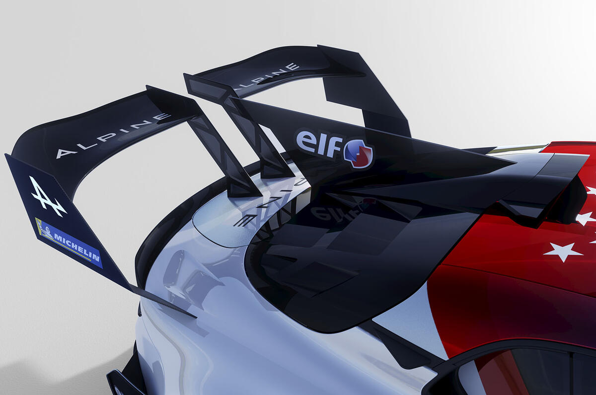 Alpine A110 Pikes Peak rear spoiler Alpine A110 Pikes Peak rear spoiler