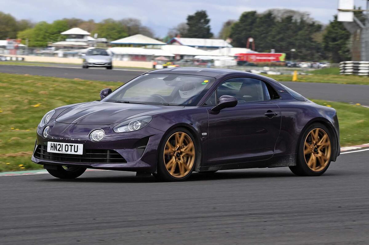 Alpine A110 track day Alpine A110 track day