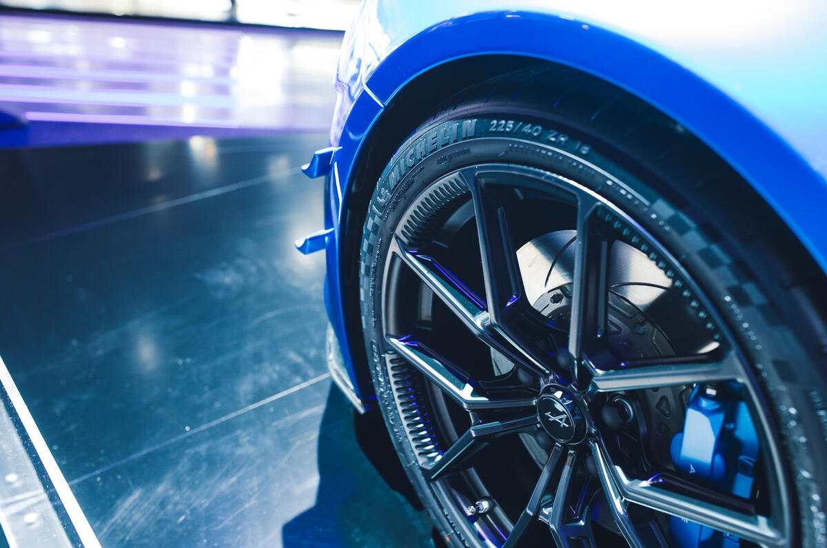 Alpine A110 Ultime R wheel design Alpine A110 Ultime R wheel design