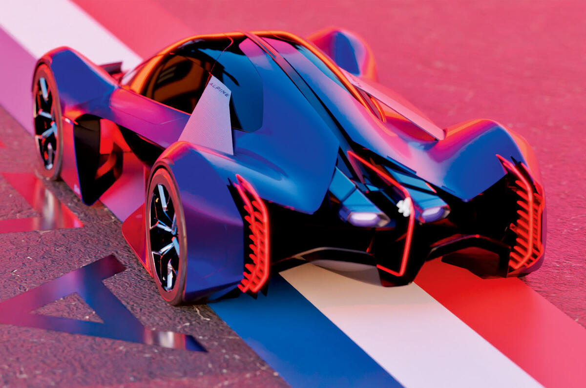 Alpine A4810 rear three quarter