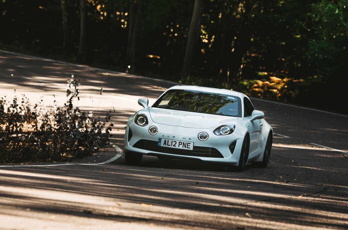 Britain's Best Car Awards 2020 - Alpine A110 cornering