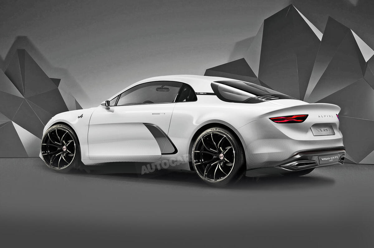 Alpine A120 render by Autocar