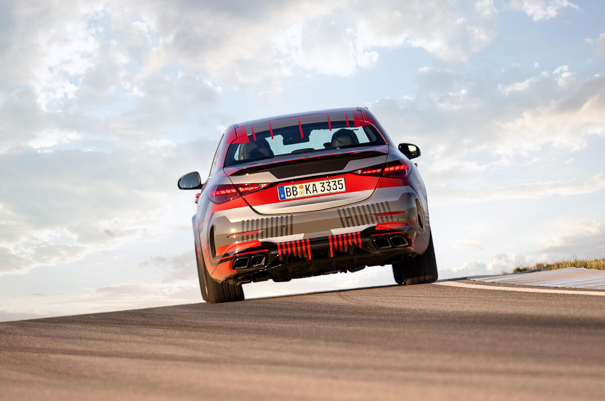 AMG C63 E proto rear AMG C63 E proto rear