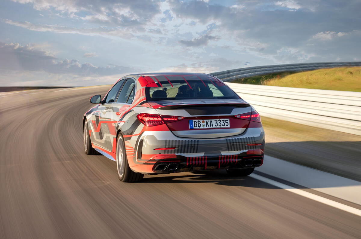 AMG C63 E proto rear 2 AMG C63 E proto rear 2
