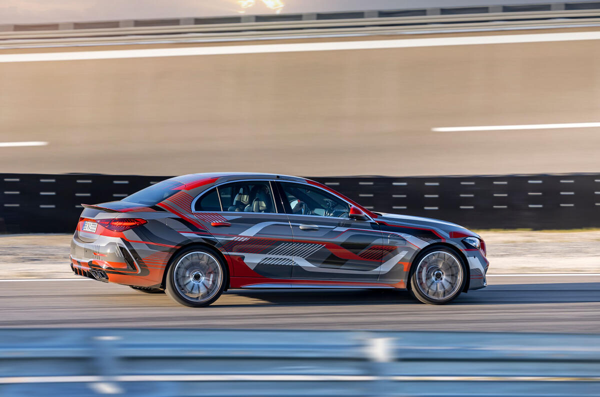 AMG C63 E proto side rear AMG C63 E proto side rear