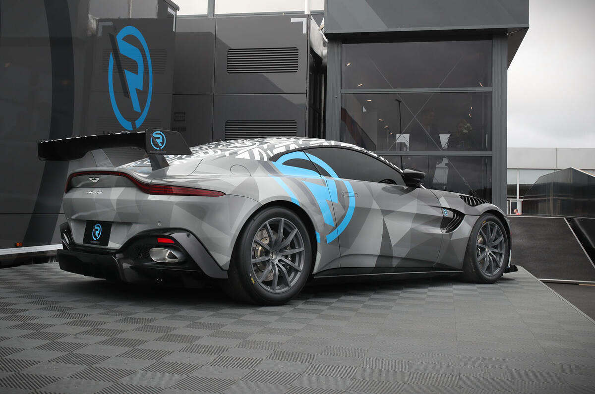2020 Aston Martin Vantage Cup car - rear