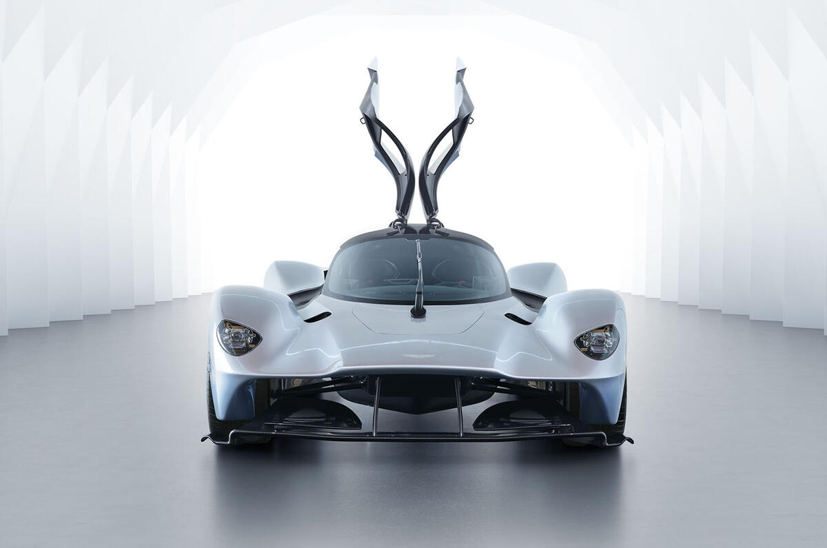 Aston Martin Valkyrie revealed in near-production form