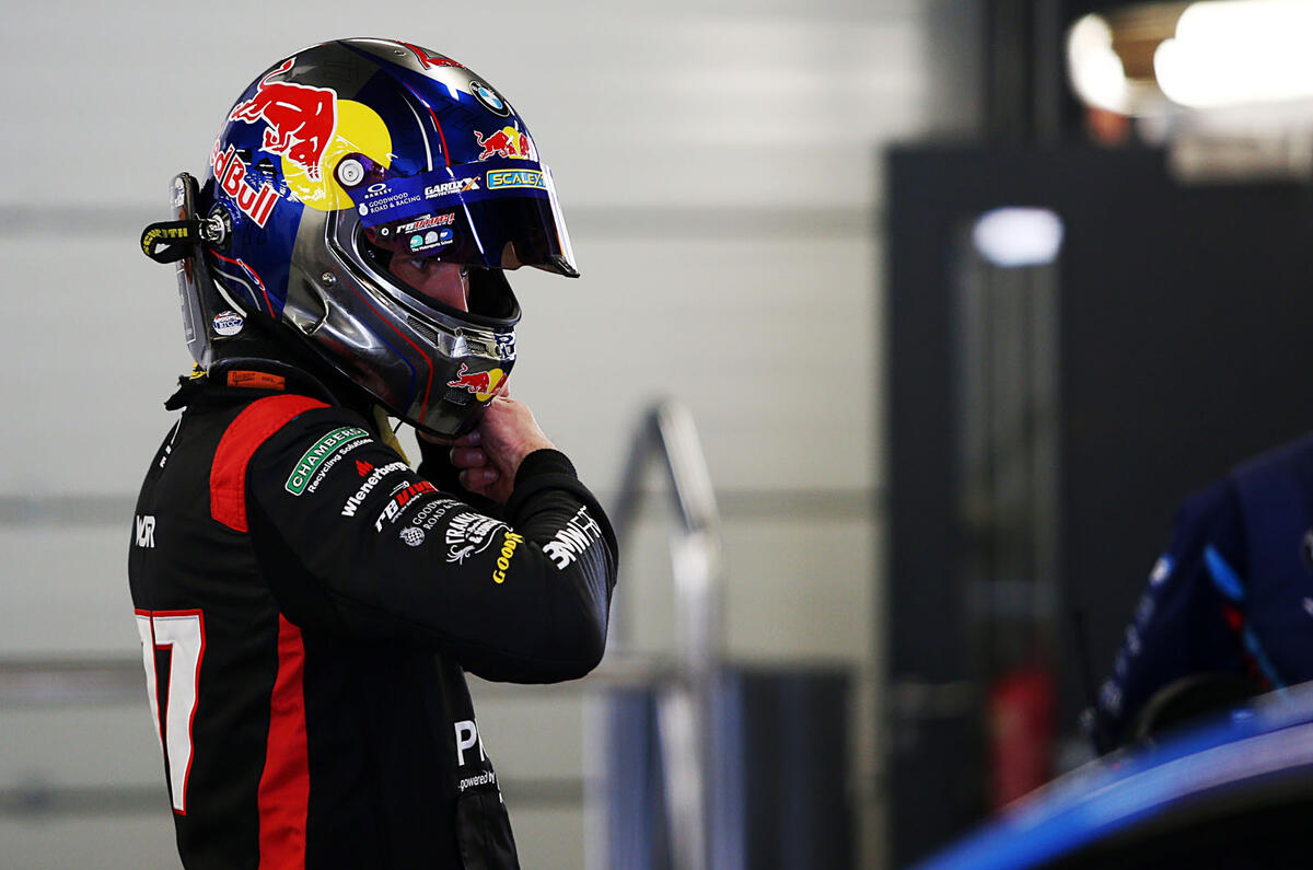 Andrew Jordan race suit