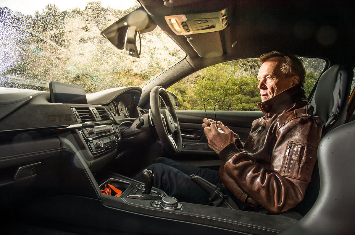 Rally legend Ari Vatanen takes a BMW M4 GTS for a spin
