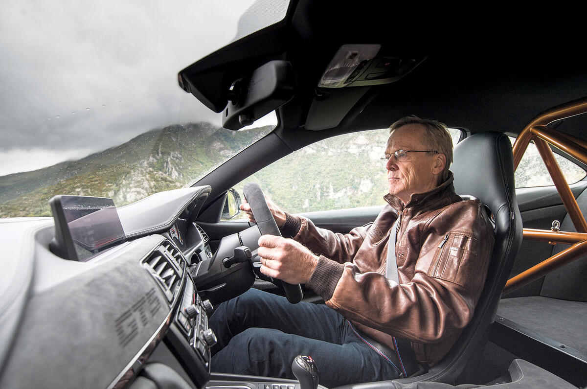 Rally legend Ari Vatanen takes a BMW M4 GTS for a spin