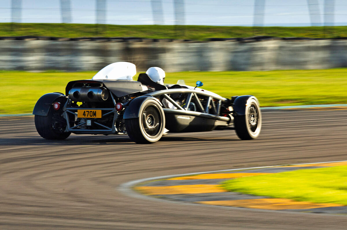 Ariel Atom 4 cornering