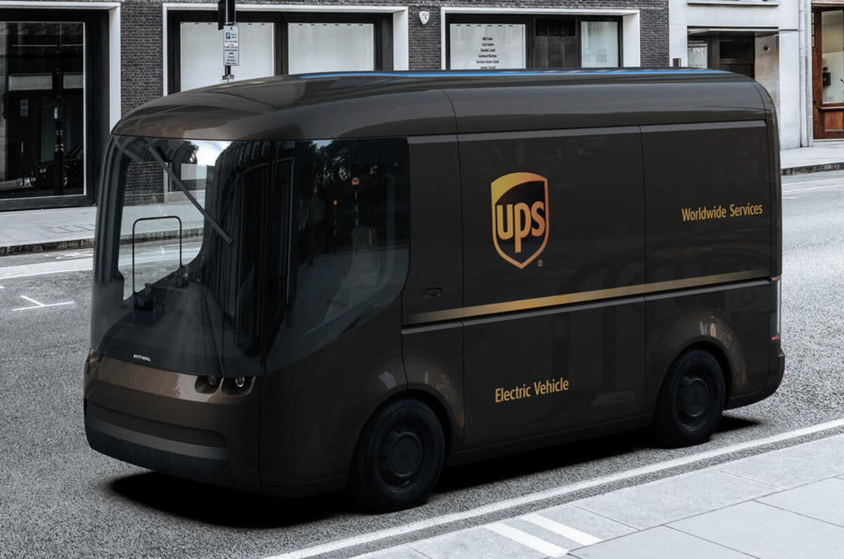 UPS electric van Arrival UPS electric van Arrival
