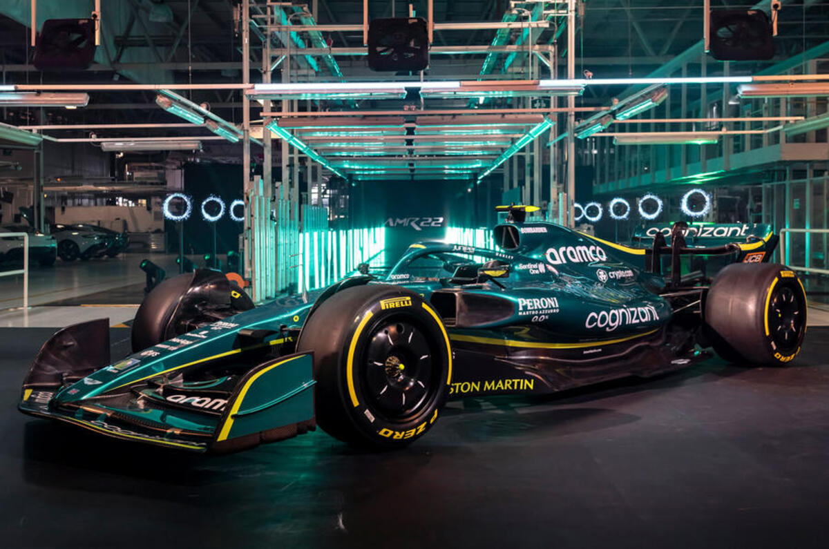 aston martin 22 f1 livery