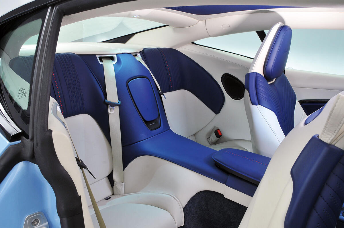 Aston Martin DB11 rear seats Aston Martin DB11 rear seats