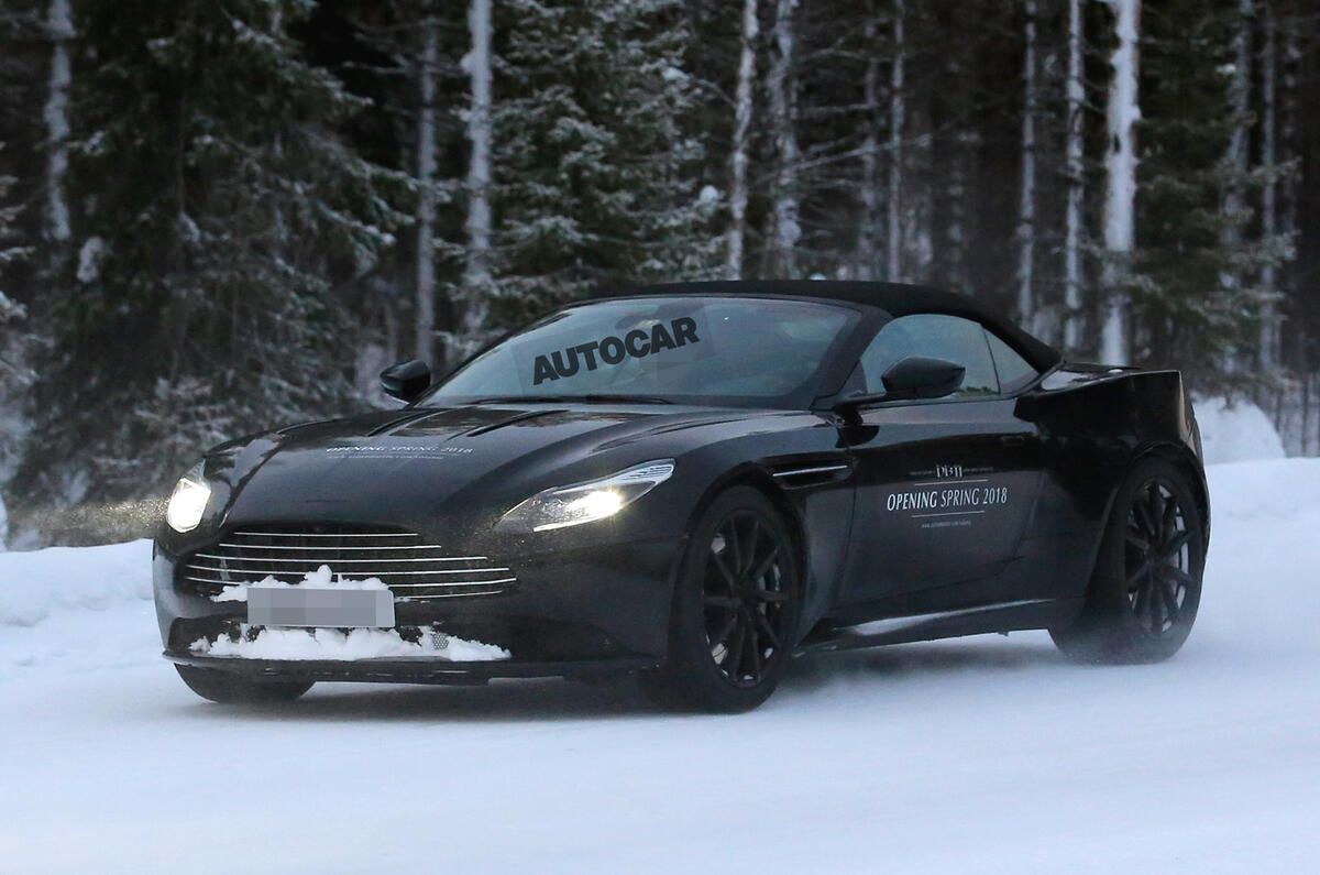 Aston Martin DB11 Volante primed for 2018 launch