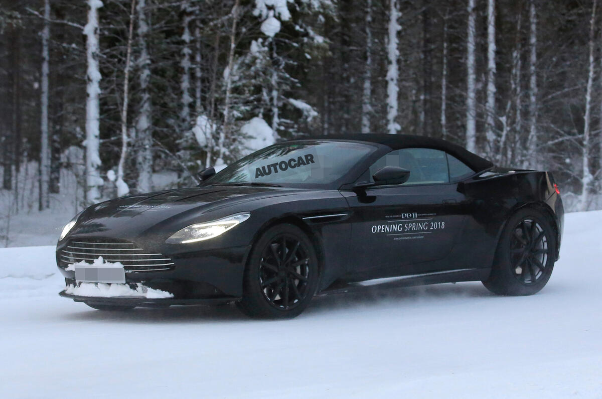 Aston Martin DB11 Volante primed for 2018 launch