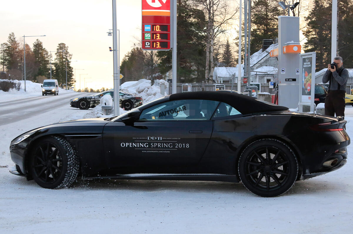 Aston Martin DB11 Volante primed for 2018 launch