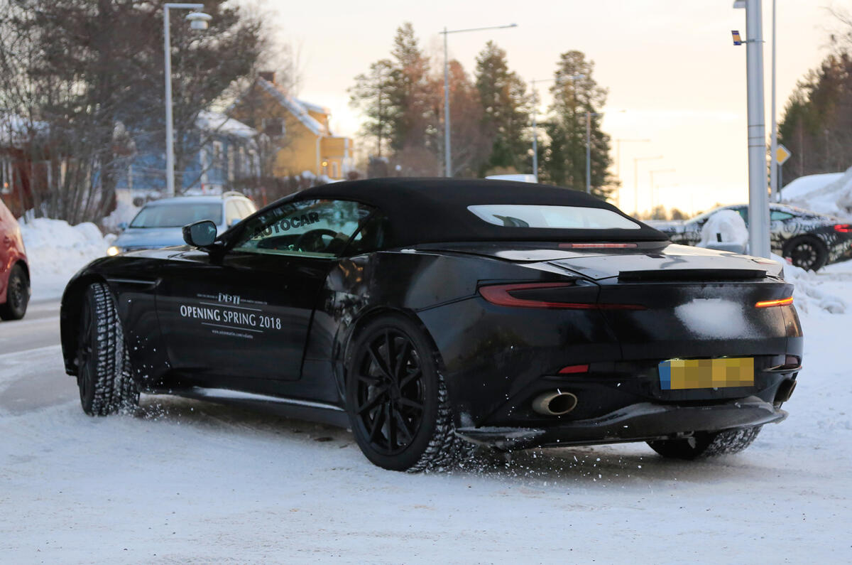 Aston Martin DB11 Volante primed for 2018 launch
