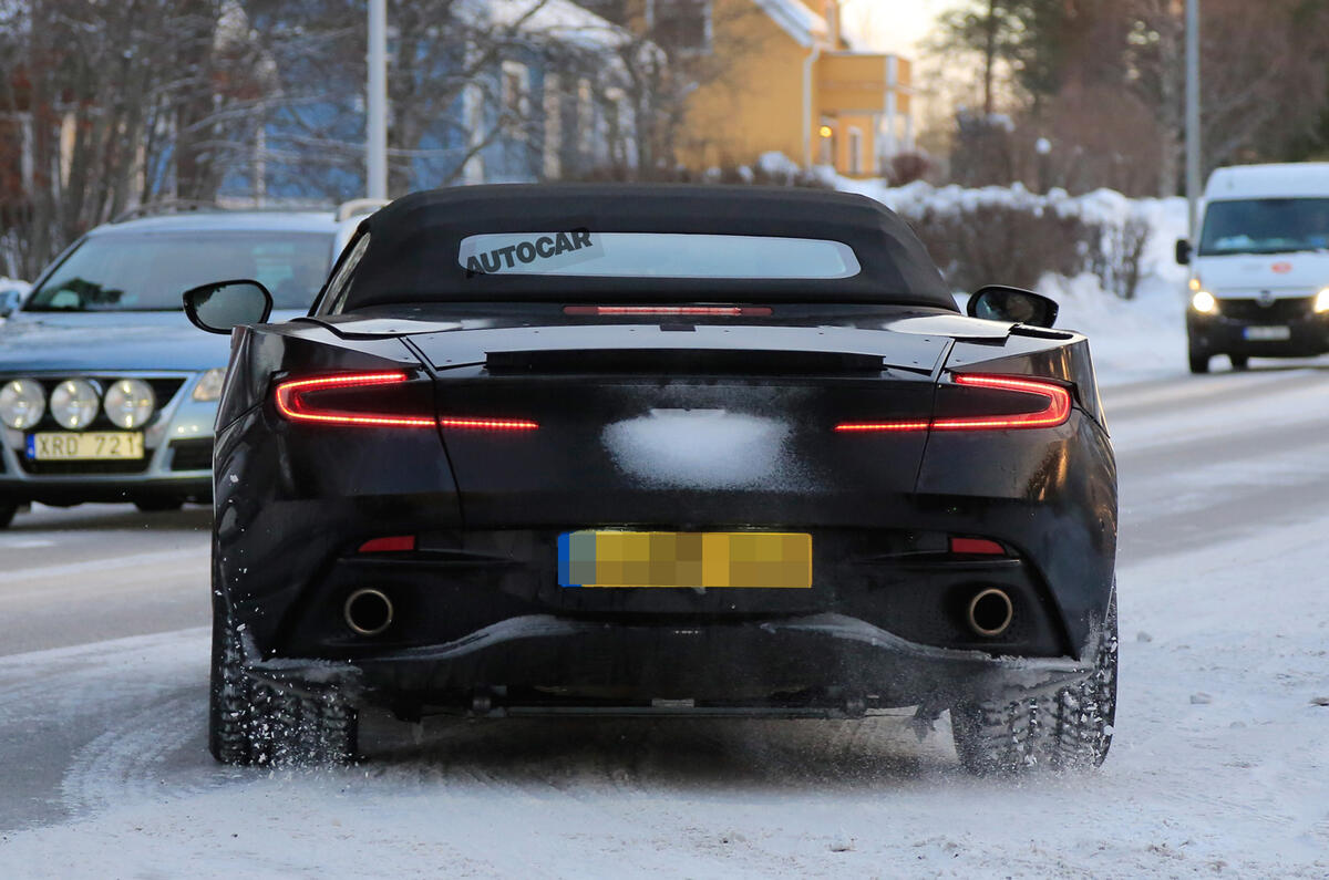 Aston Martin DB11 Volante primed for 2018 launch