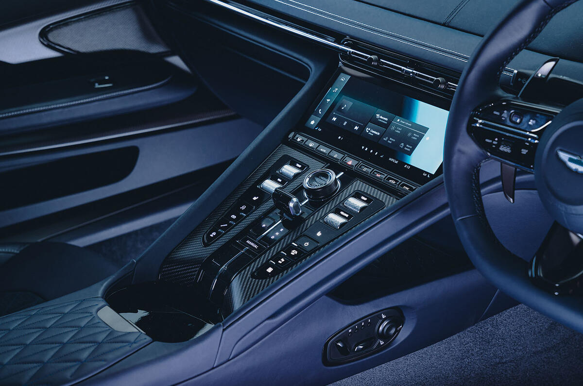 Aston Martin DB12 centre console Aston Martin DB12 centre console