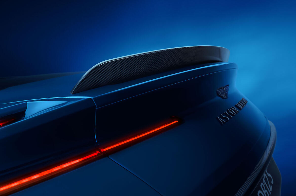 Aston Martin DB12 S rear spoiler detail Aston Martin DB12 S rear spoiler detail