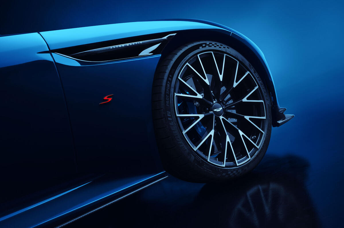Aston Martin DB12 S side detail Aston Martin DB12 S side detail