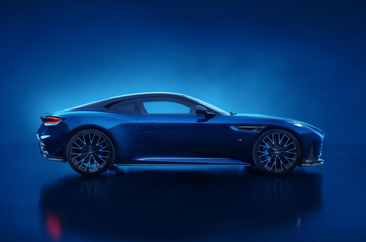Aston Martin DB12 S side Aston Martin DB12 S side