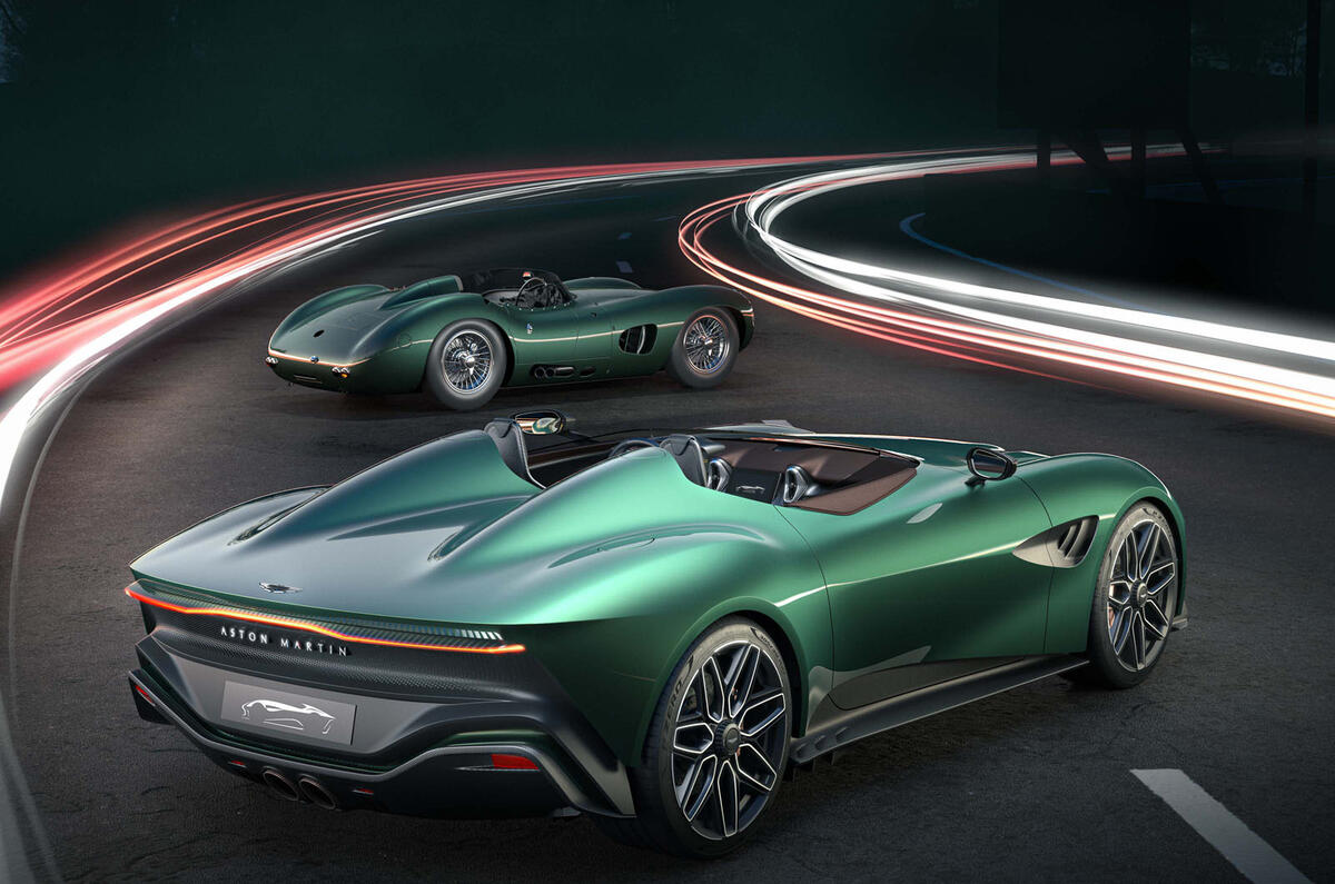 Aston Martin DBR22 2022 rear quarter static Aston Martin DBR22 2022 rear quarter static