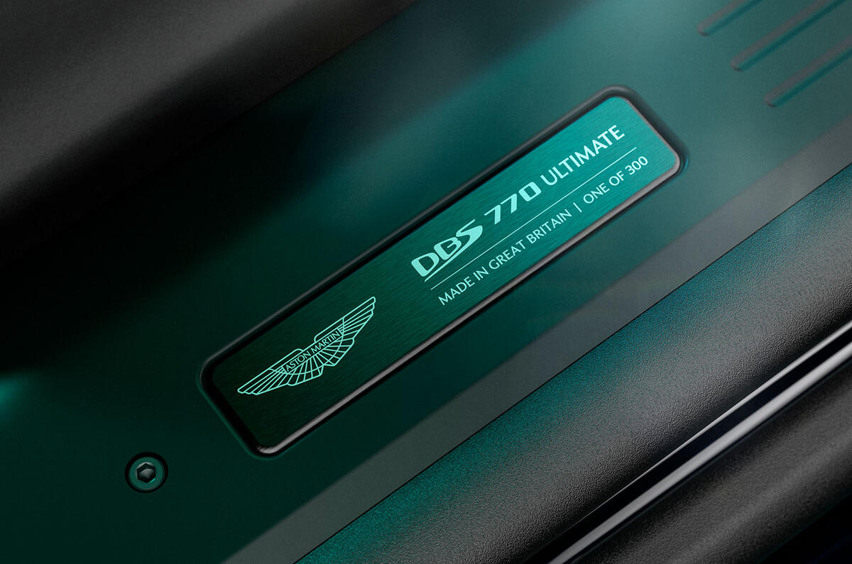 Aston Martin DBS 770 Ultimate model number Aston Martin DBS 770 Ultimate model number