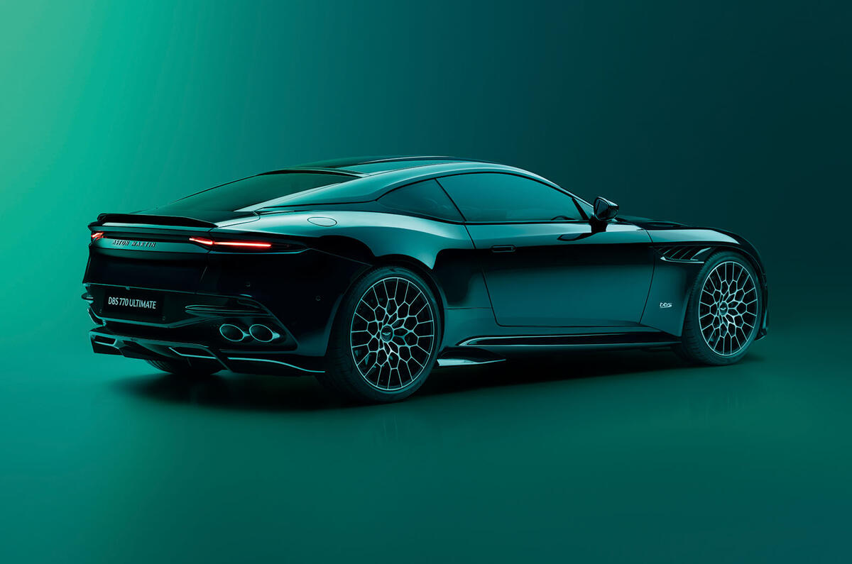 Aston Martin DBS 770 Ultimate rear three quarter Aston Martin DBS 770 Ultimate rear three quarter