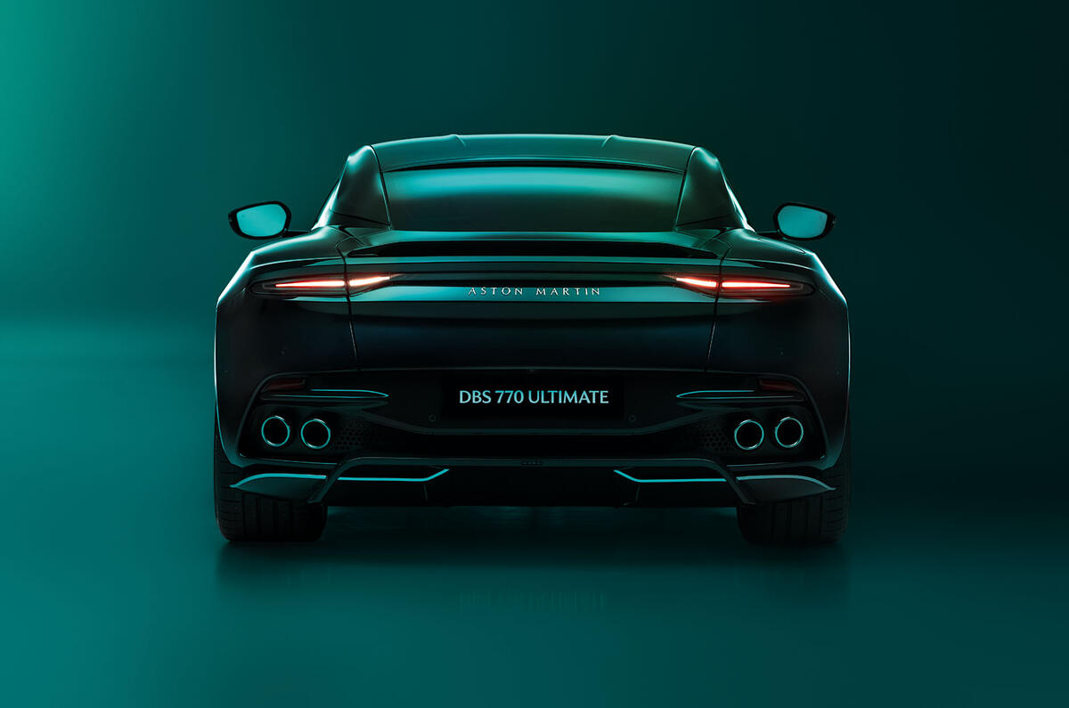 Aston Martin DBS 770 Ultimate rear Aston Martin DBS 770 Ultimate rear