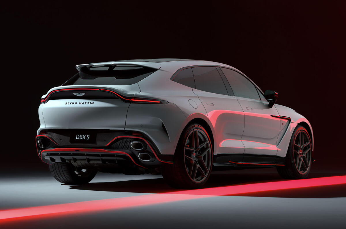 Aston Martin DBX S rear quarter static Aston Martin DBX S rear quarter static