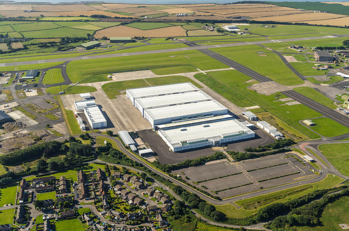 Aston Martin DBX building St Athan plant