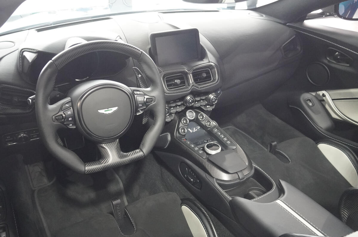 Aston Martin V12 Vantage Monterey interior Aston Martin V12 Vantage Monterey interior