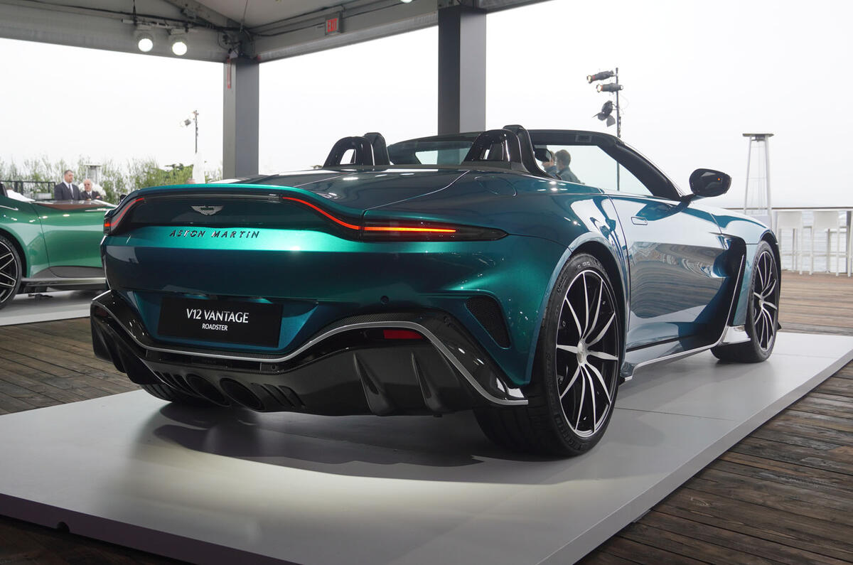 Aston Martin V12 Vantage Monterey rear