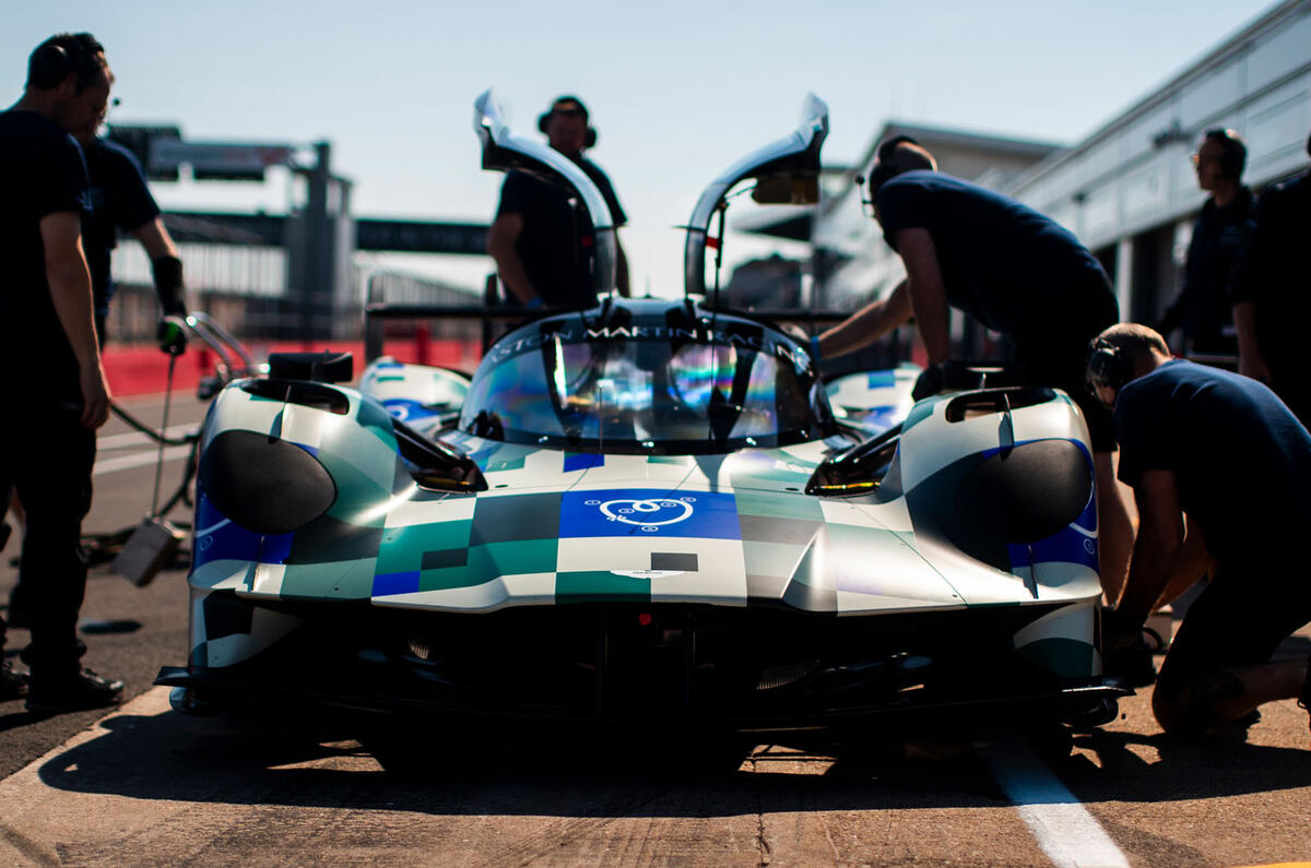 Aston Martin Valkyrie LMH test front Aston Martin Valkyrie LMH test front