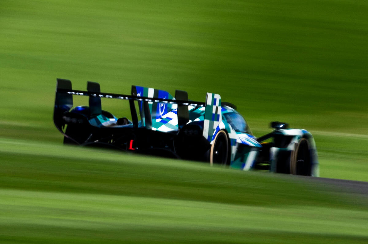 Aston Martin Valkyrie LMH test rear quarter Aston Martin Valkyrie LMH test rear quarter