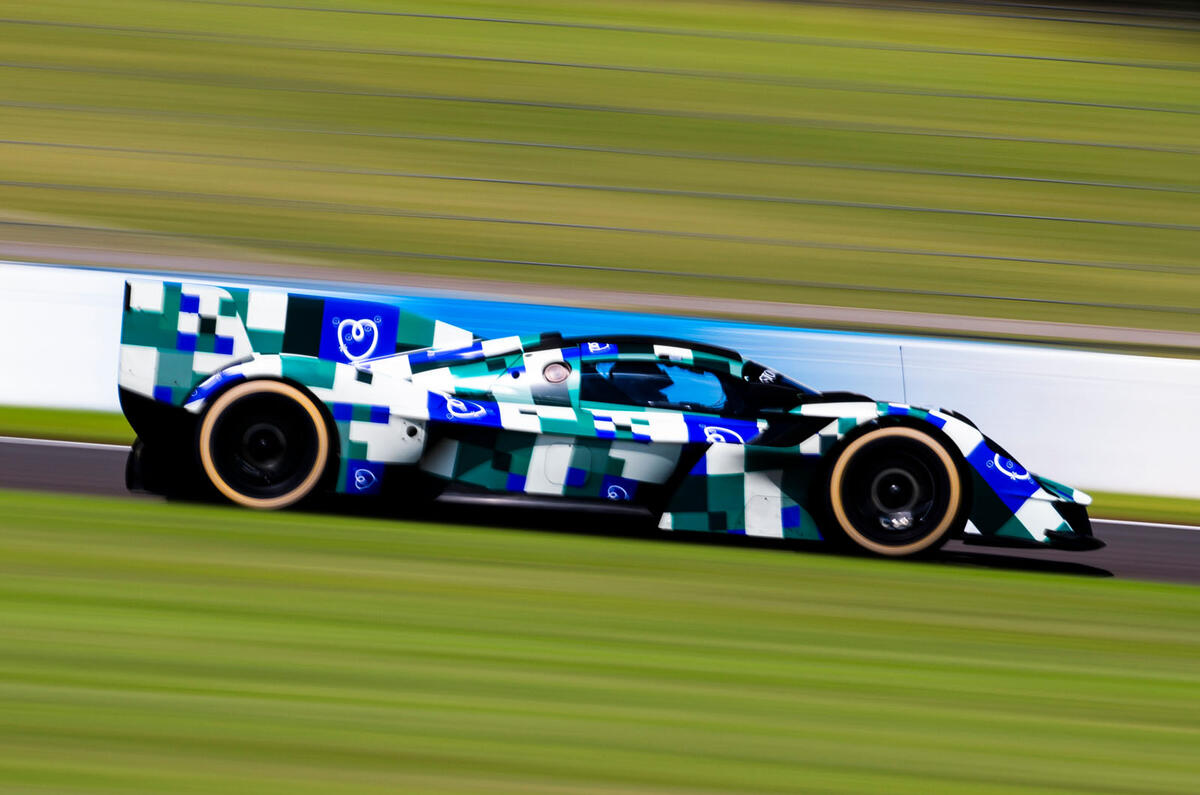 Aston Martin Valkyrie LMH test side Aston Martin Valkyrie LMH test side