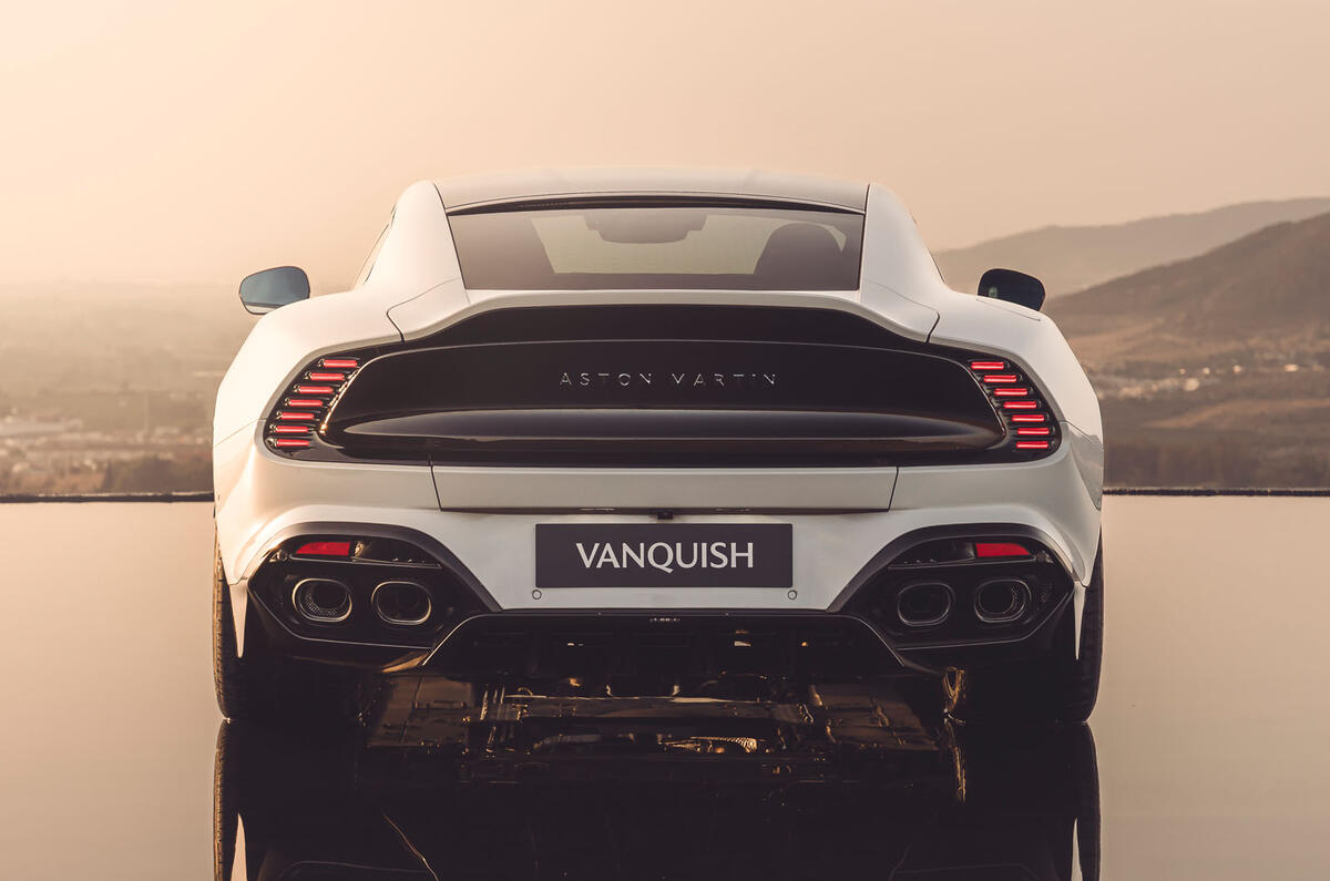Aston Martin Vanquish rear Aston Martin Vanquish rear