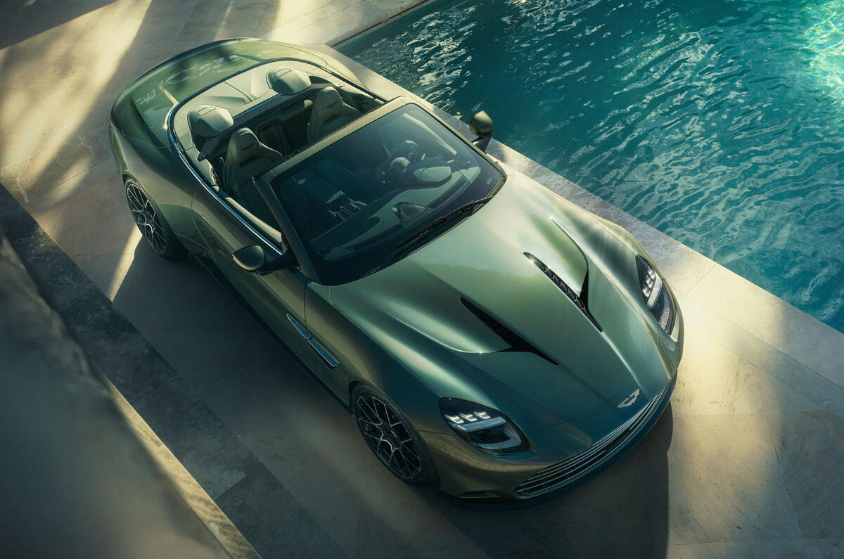 Aston Martin Vanquish Volante front quarter high