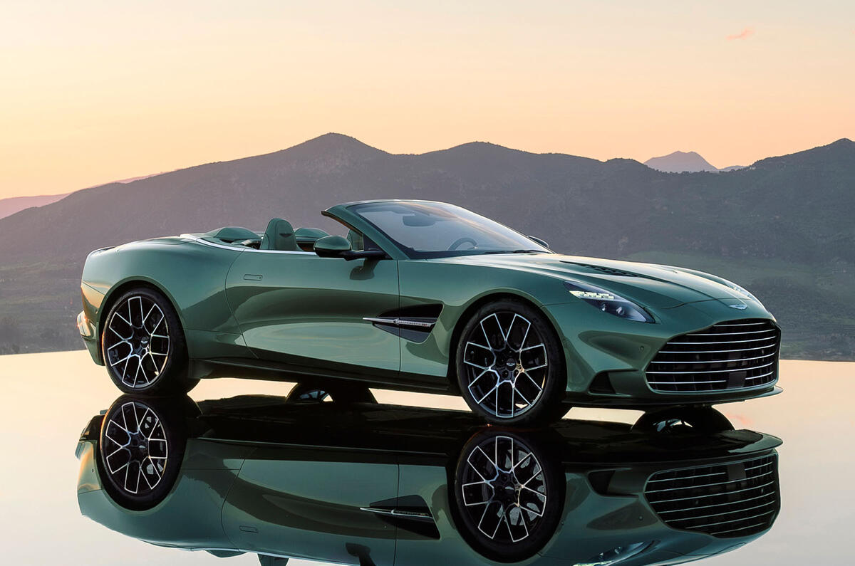 Aston Martin Vanquish Volante front quarter
