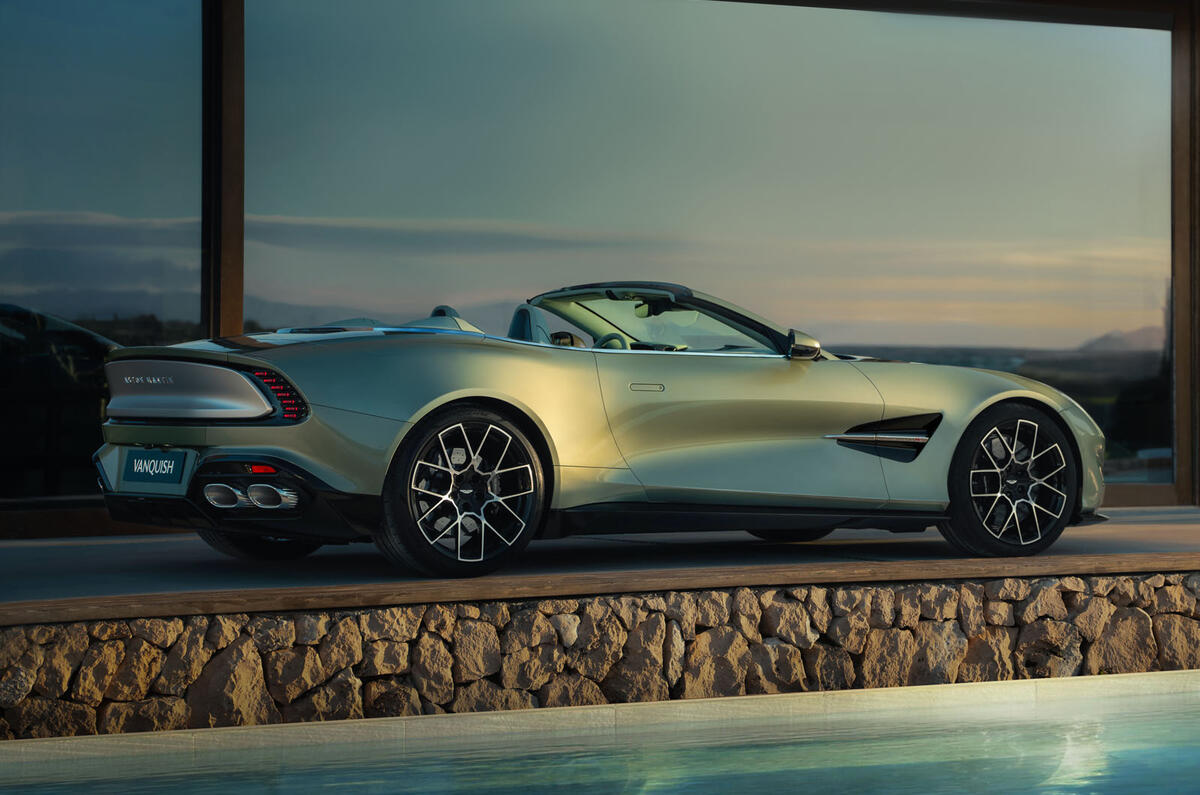 Aston Martin Vanquish Volante rear quarter
