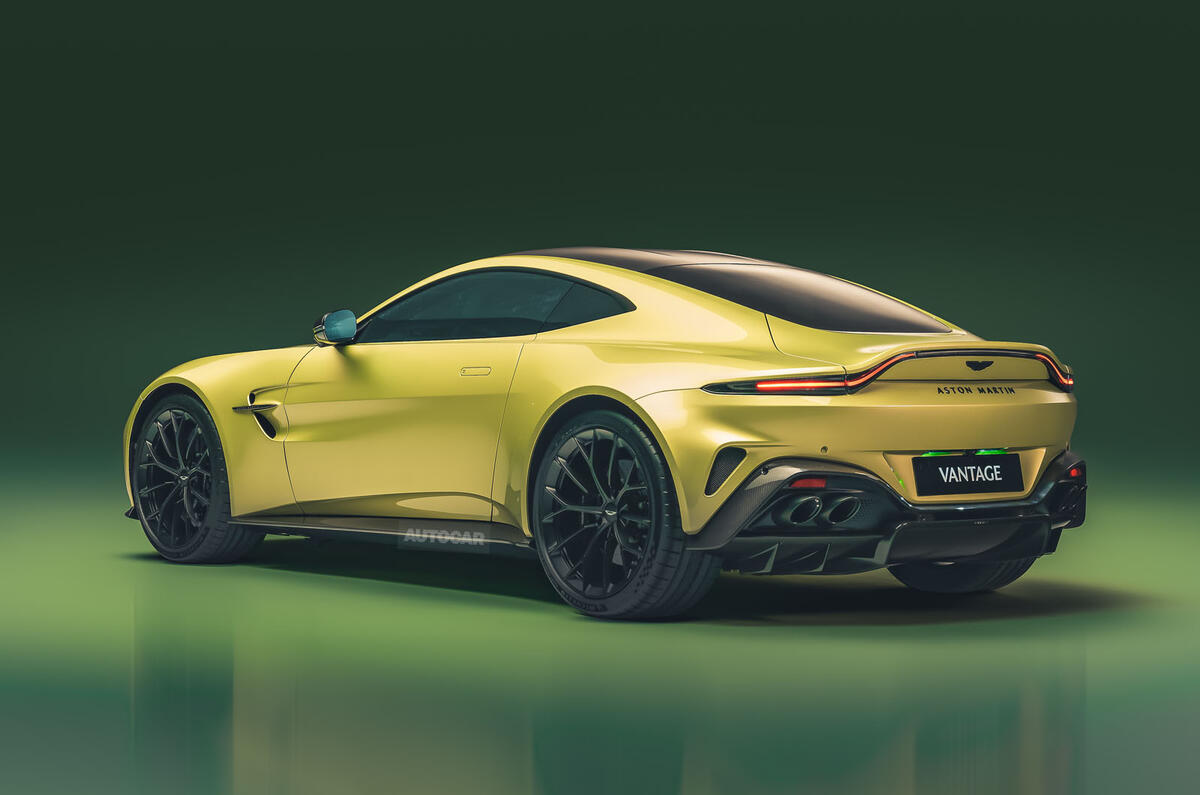 Aston Martin Vantage rear quarter Autocar Aston Martin Vantage rear quarter Autocar