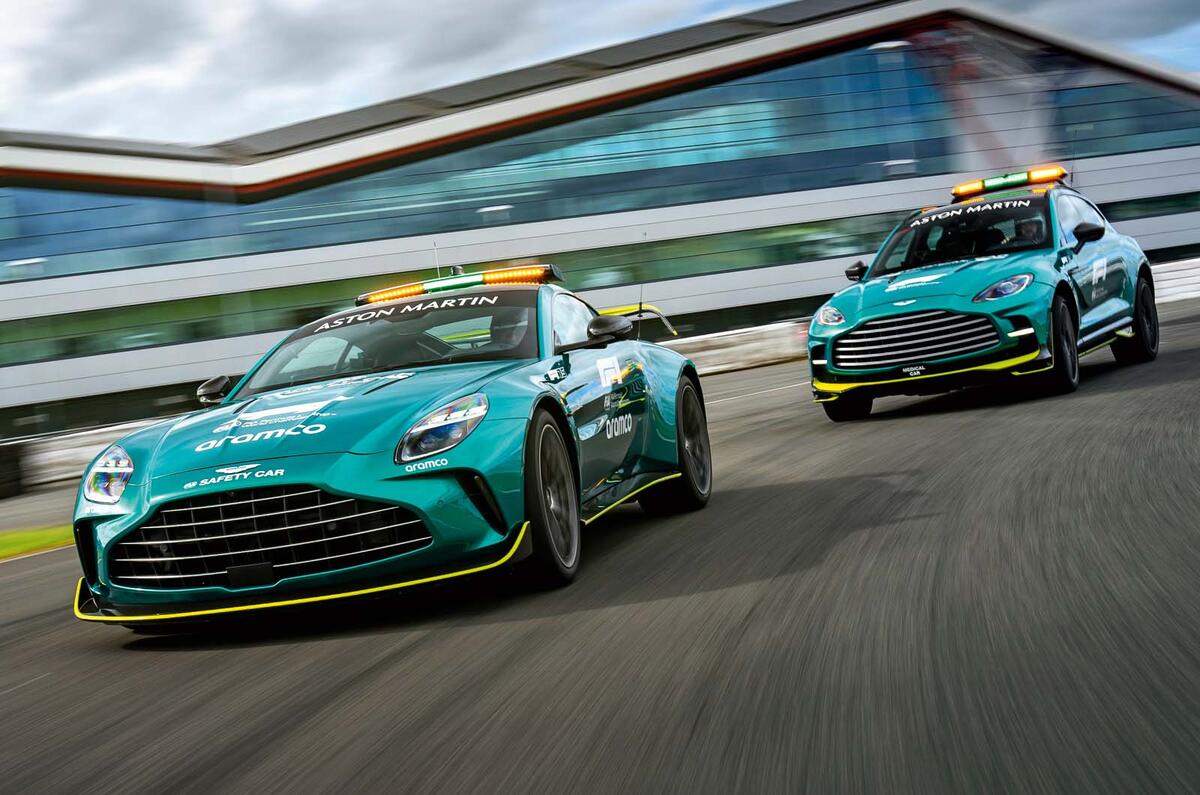 Aston Martin Vantage DBX f1 safety cars