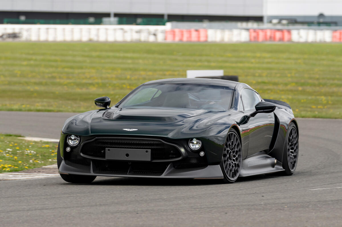 Aston Martin Victor front cornering Aston Martin Victor front cornering