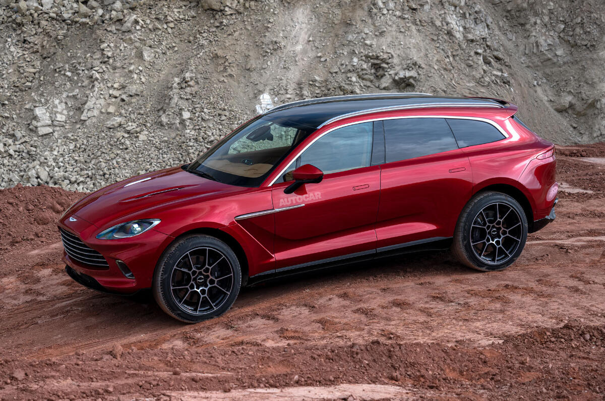 Aston DBX seven-seater render